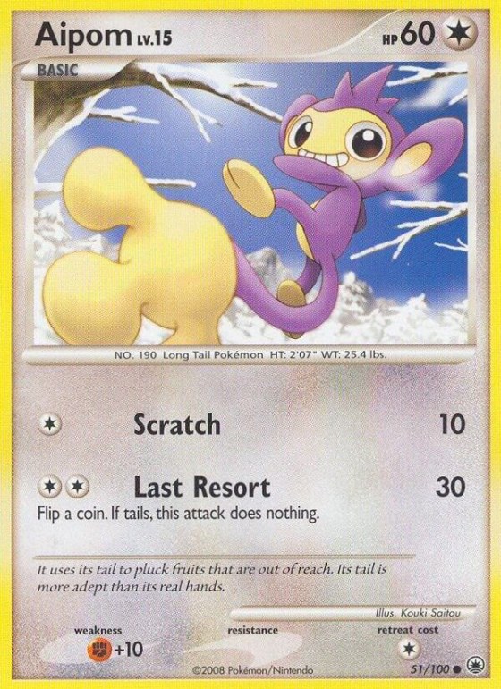 Aipom (51) - Reverse Holo