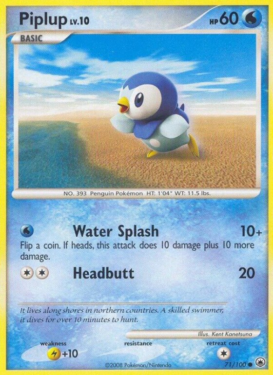 Piplup (71) - Reverse Holo