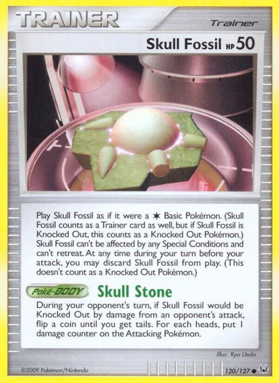 Skull Fossil - Reverse Holo
