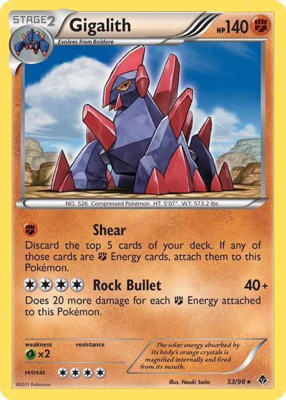 Gigalith - Reverse Holo