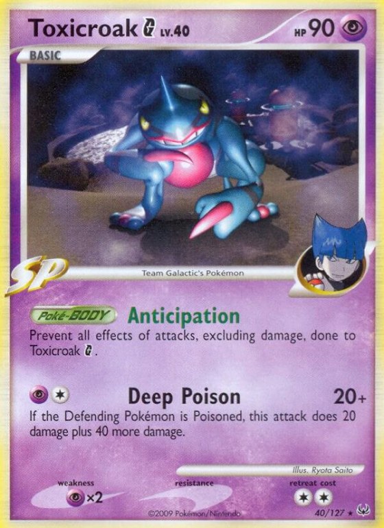 Toxicroak G - Reverse Holo