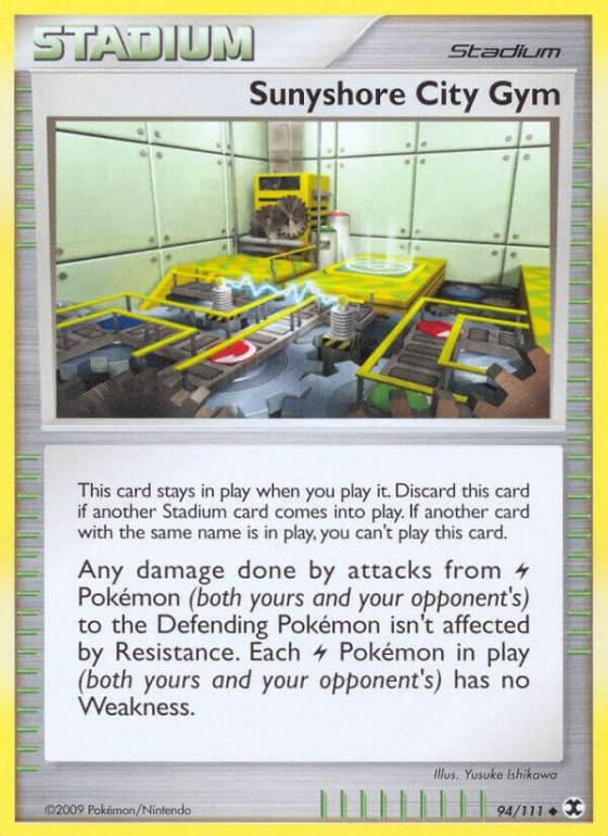 Sunyshore City Gym - Reverse Holo