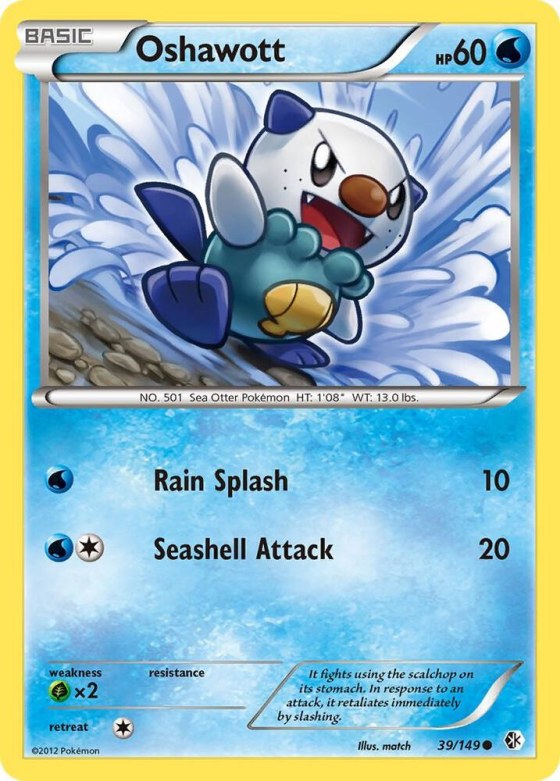 Oshawott - Reverse Holo