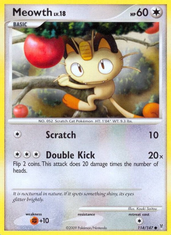 Meowth - Reverse Holo