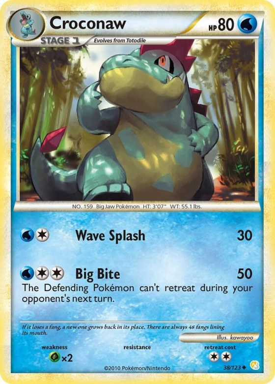 Croconaw - Reverse Holo