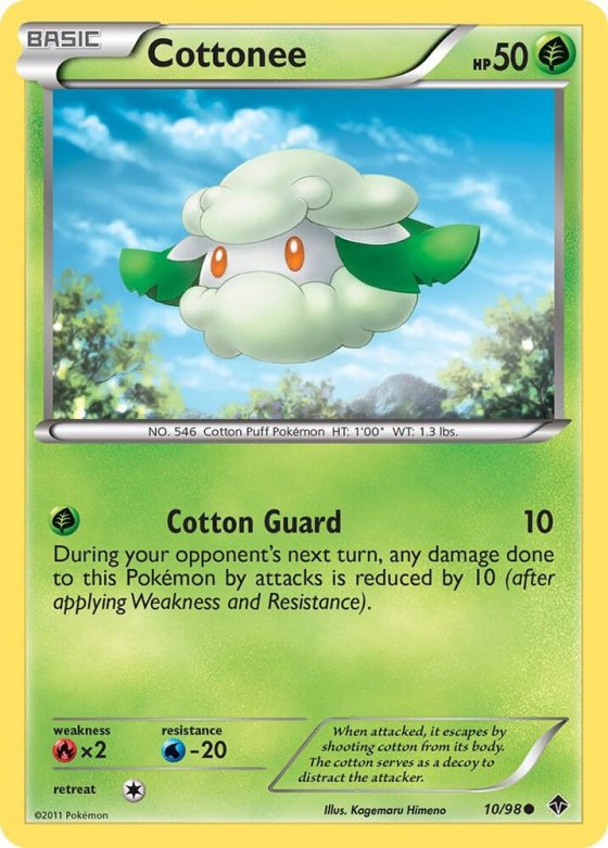 Cottonee (10) - Reverse Holo