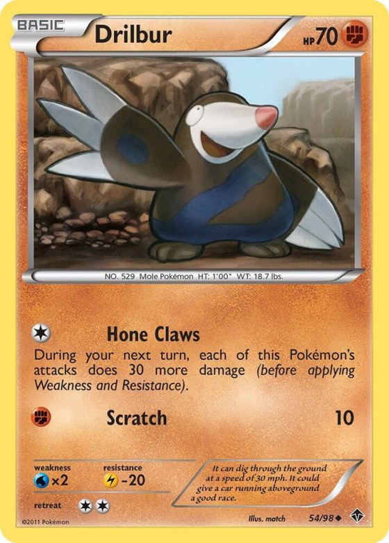 Drilbur (54) - Reverse Holo