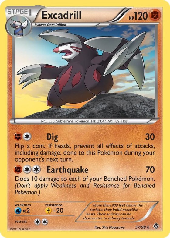 Excadrill (57) - Reverse Holo