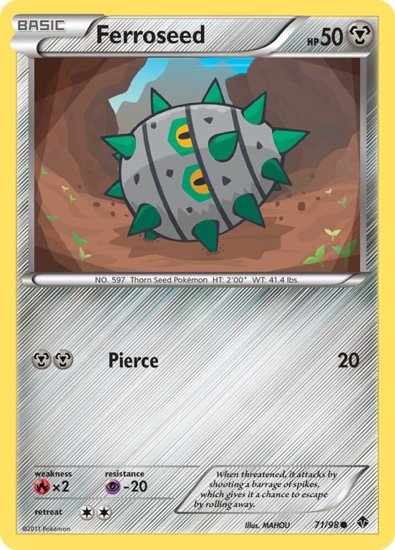 Ferroseed (71) - Reverse Holo