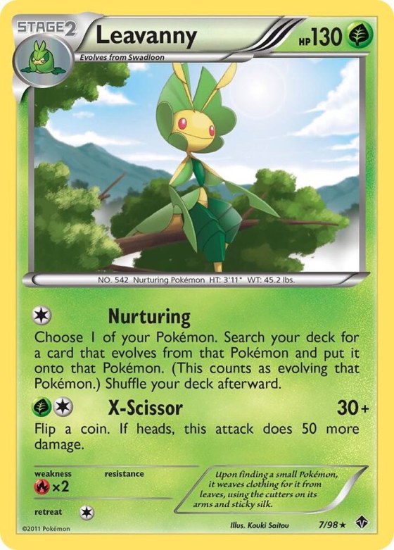 Leavanny (7) - Reverse Holo