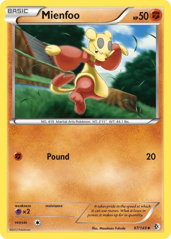 Mienfoo (87) - Reverse Holo