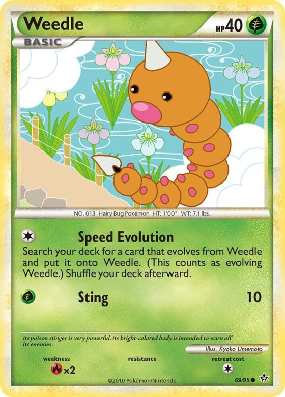 Weedle - Reverse Holo