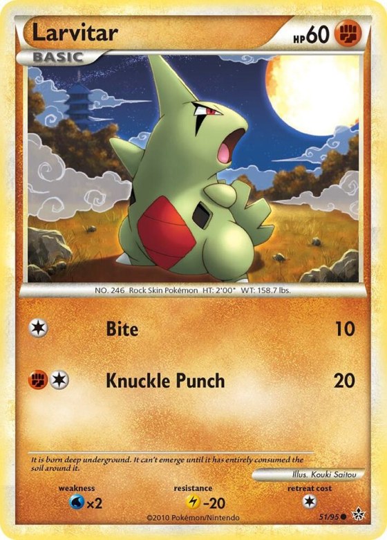 Larvitar (51) - Reverse Holo