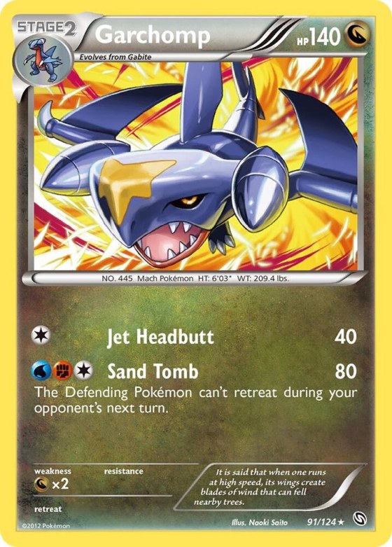 Garchomp (91) - Reverse Holo