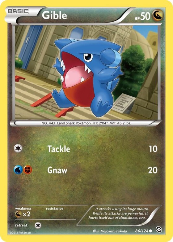 Gible (86) - Reverse Holo
