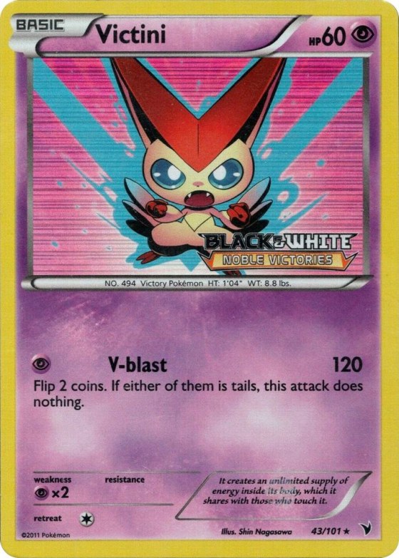 Victini - 43/101 (Prerelease) - Staff