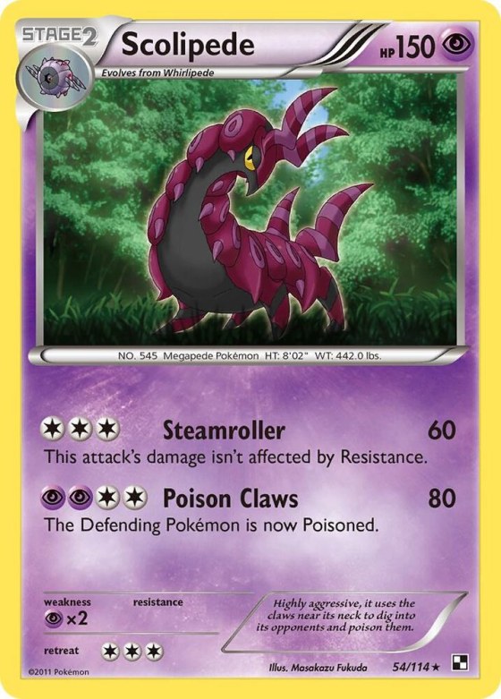 Scolipede - Reverse Holo