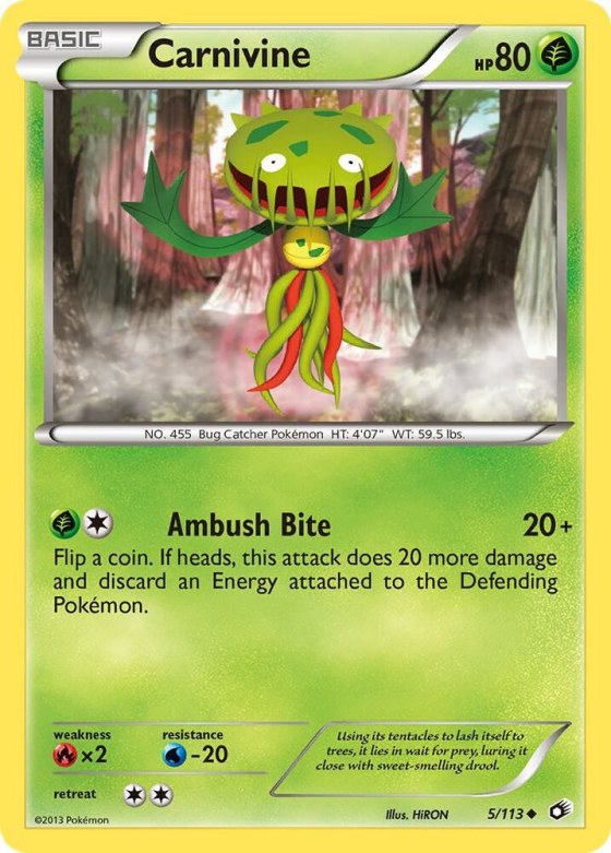 Carnivine - Reverse Holo