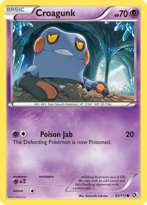 Croagunk - Reverse Holo