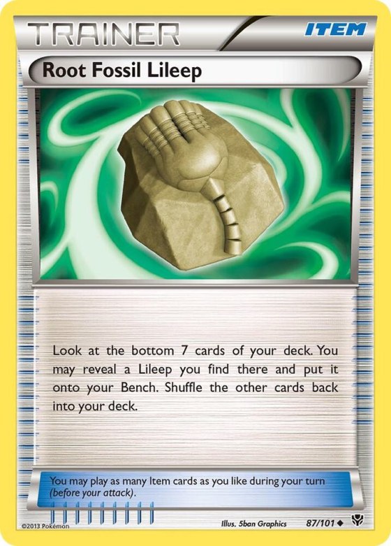 Root Fossil Lileep - Reverse Holo