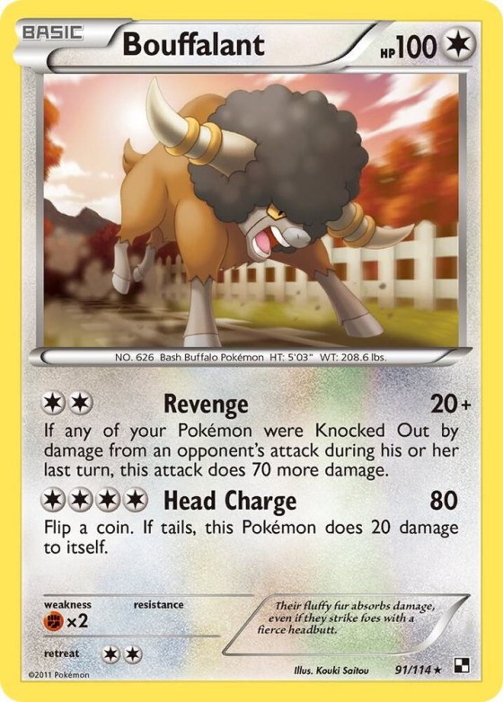 Bouffalant (91) - Reverse Holo