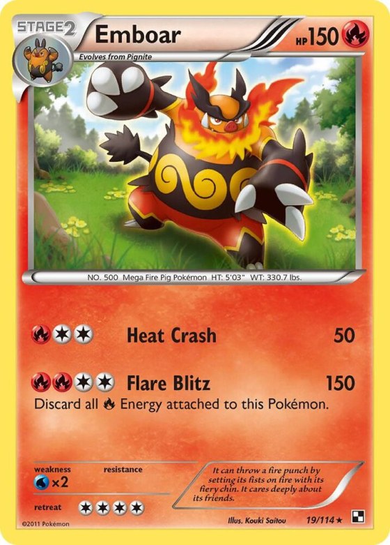 Emboar (19) - Reverse Holo