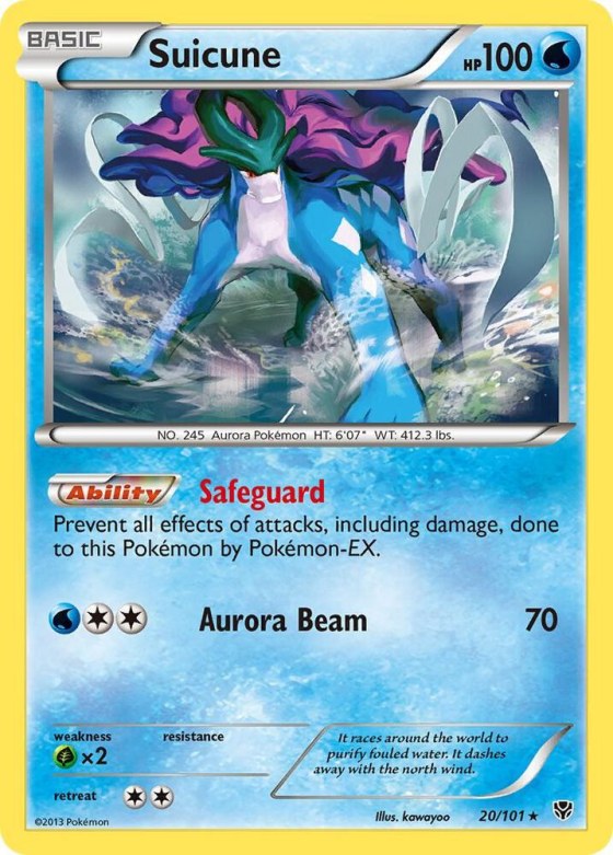Suicune - Reverse Holo