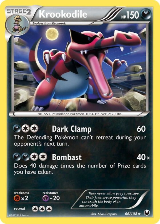 Krookodile - Reverse Holo
