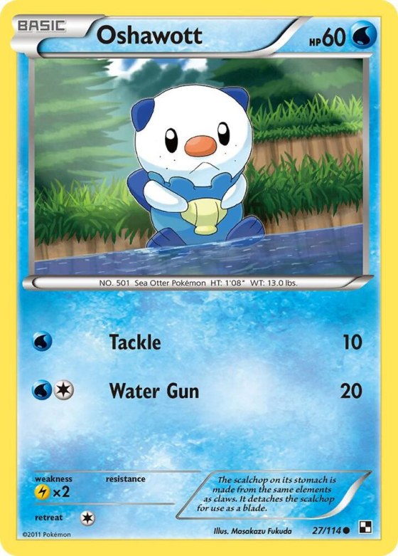 Oshawott (27) - Reverse Holo