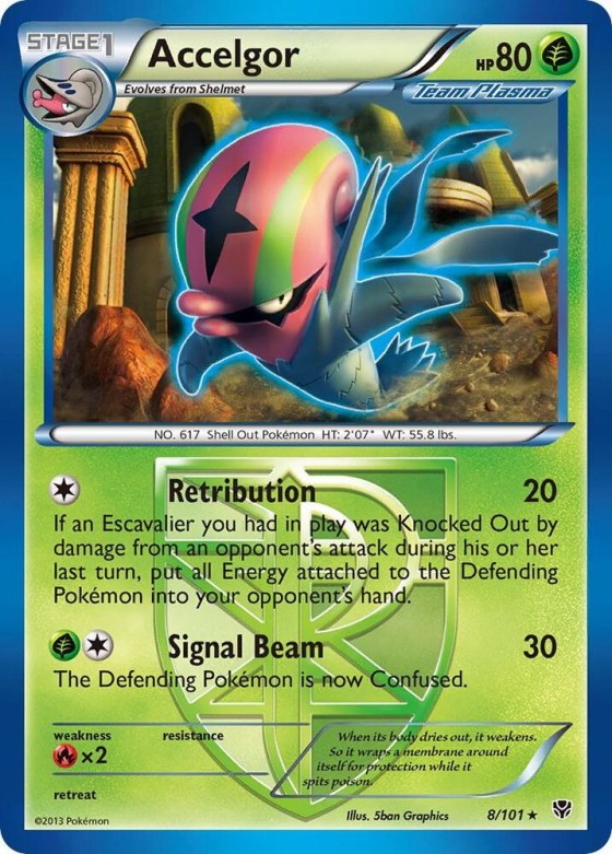 Accelgor (Team Plasma) - Reverse Holo