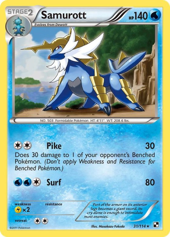 Samurott (31) - Holo