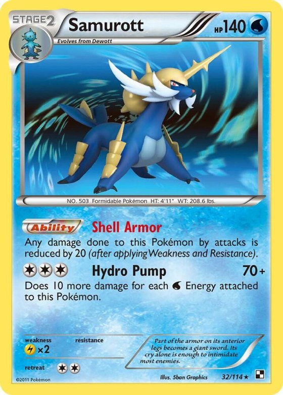 Samurott (32) - Reverse Holo