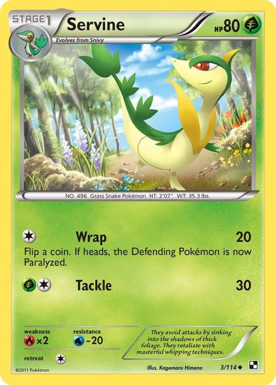 Servine (3) - Reverse Holo