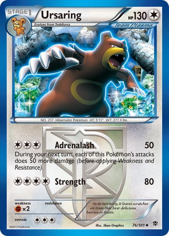 Ursaring (Team Plasma) - Reverse Holo