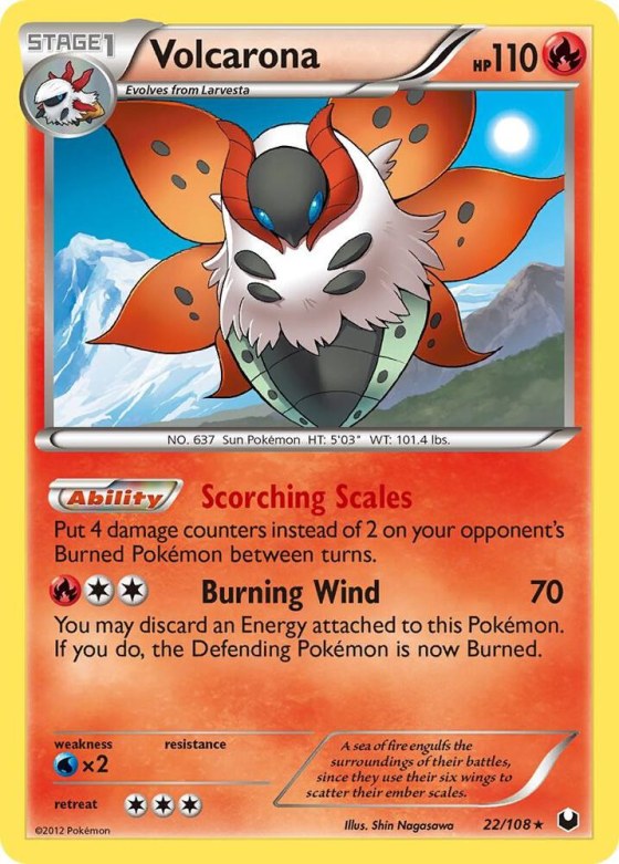 Volcarona - Reverse Holo