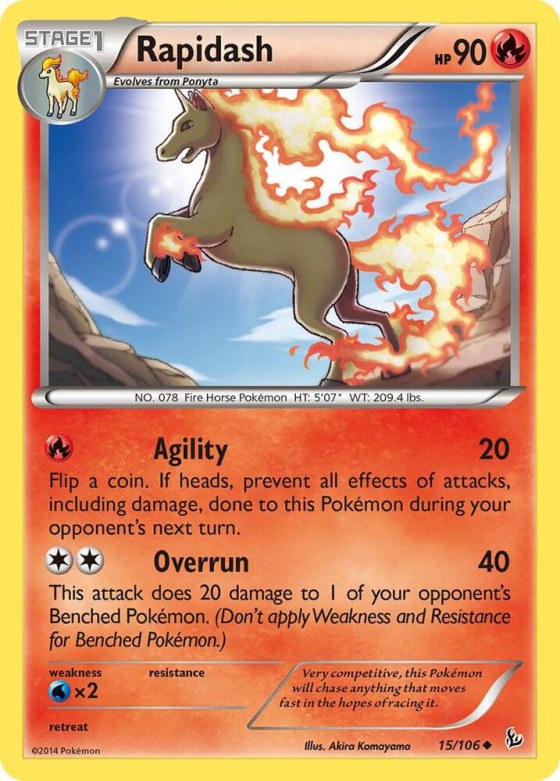 Rapidash - Reverse Holo