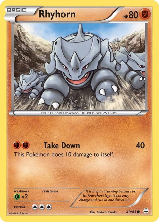 Rhyhorn - Reverse Holo