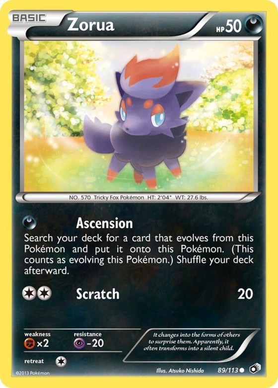 Zorua - Reverse Holo