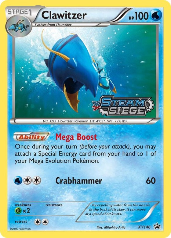 Clawitzer - Prerelease Staff