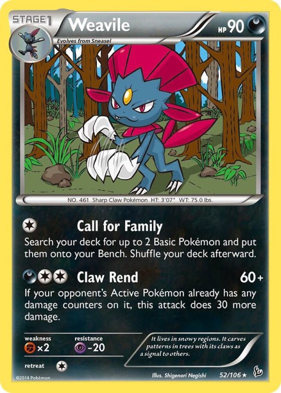 Weavile - Reverse Holo