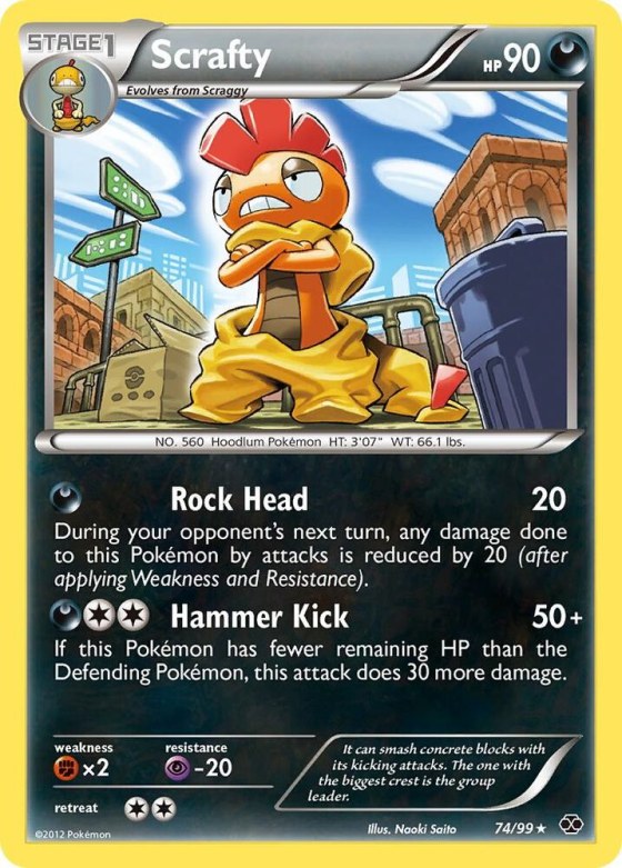 Scrafty - Reverse Holo