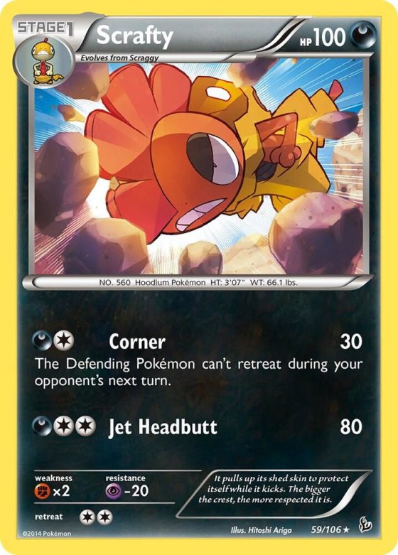 Scrafty - Reverse Holo