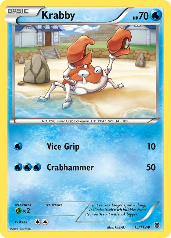 Krabby - Reverse Holo