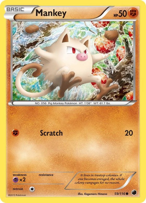 Mankey - Reverse Holo