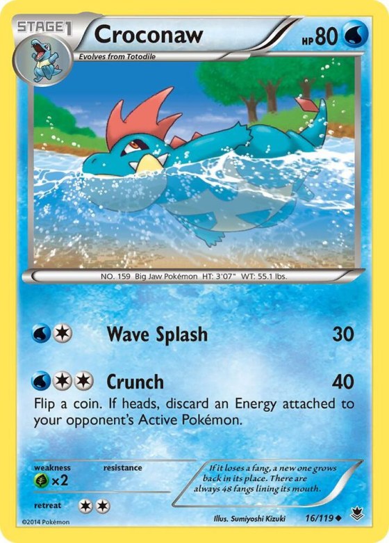 Croconaw - Reverse Holo