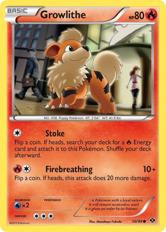 Growlithe (10) - Reverse Holo