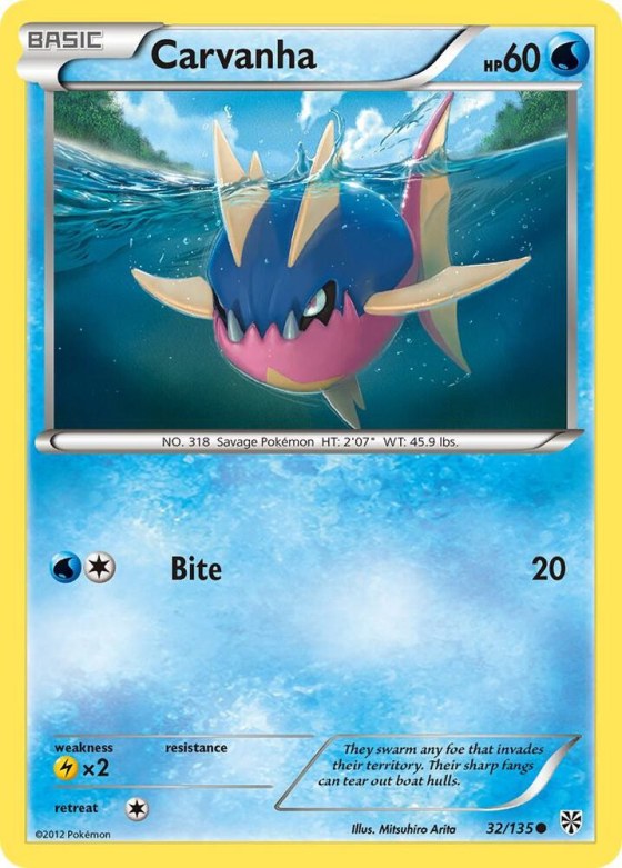 Carvanha - Reverse Holo