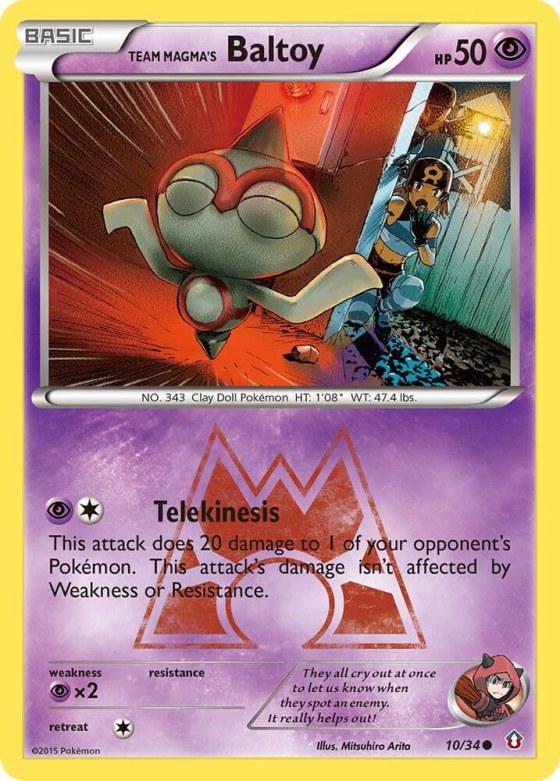 Team Magma's Baltoy - Reverse Holo
