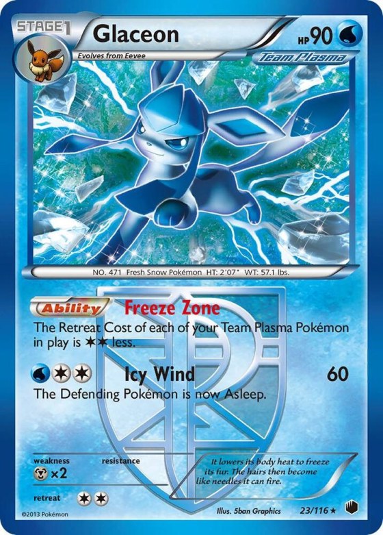 Glaceon (Team Plasma) - Reverse Holo