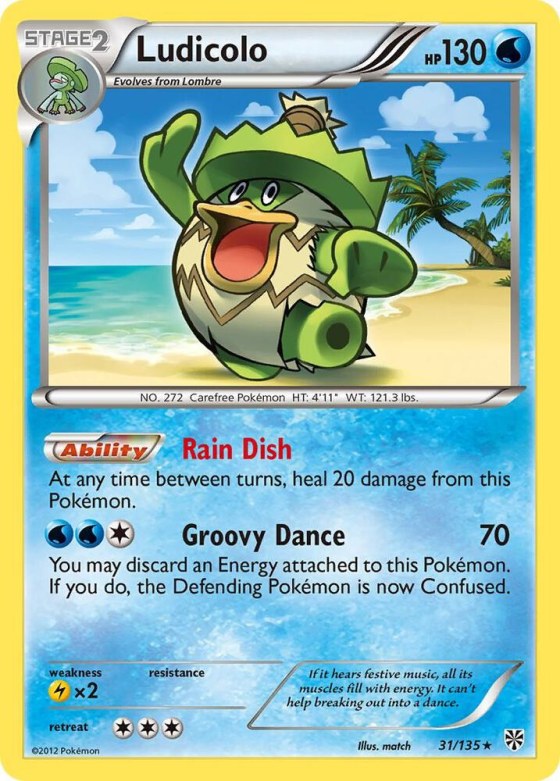 Ludicolo - Reverse Holo